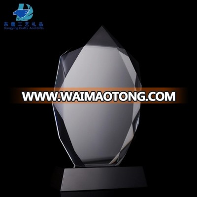 Manufacturer high quality blank trophy plaques with black base