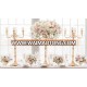 Wedding Decoration Gold Candelabra, Centerpiece For Wedding Table