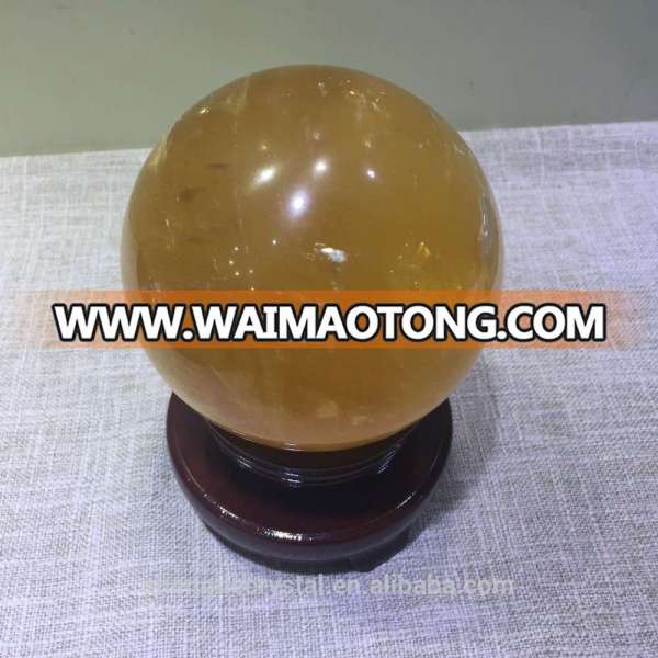 Wholesale High Quality Natural Orange Calcite Stone Crystal Ball For Decoration